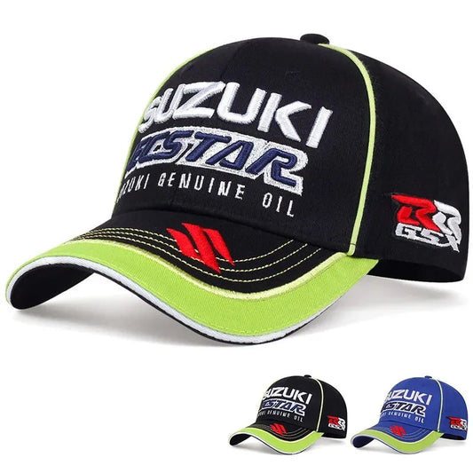 Suzuki Star 2026 Embroidered Baseball Cap, Popular for Motorcycle Racing, Casual Fashion