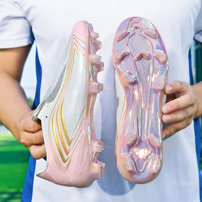 Nouvelles chaussures de football pour hommes TF/FG, chaussures de soccer professionnelles de haute qualité, chaussures de futsal unisexes, crampons ultralégers, baskets, Chuteira Campo