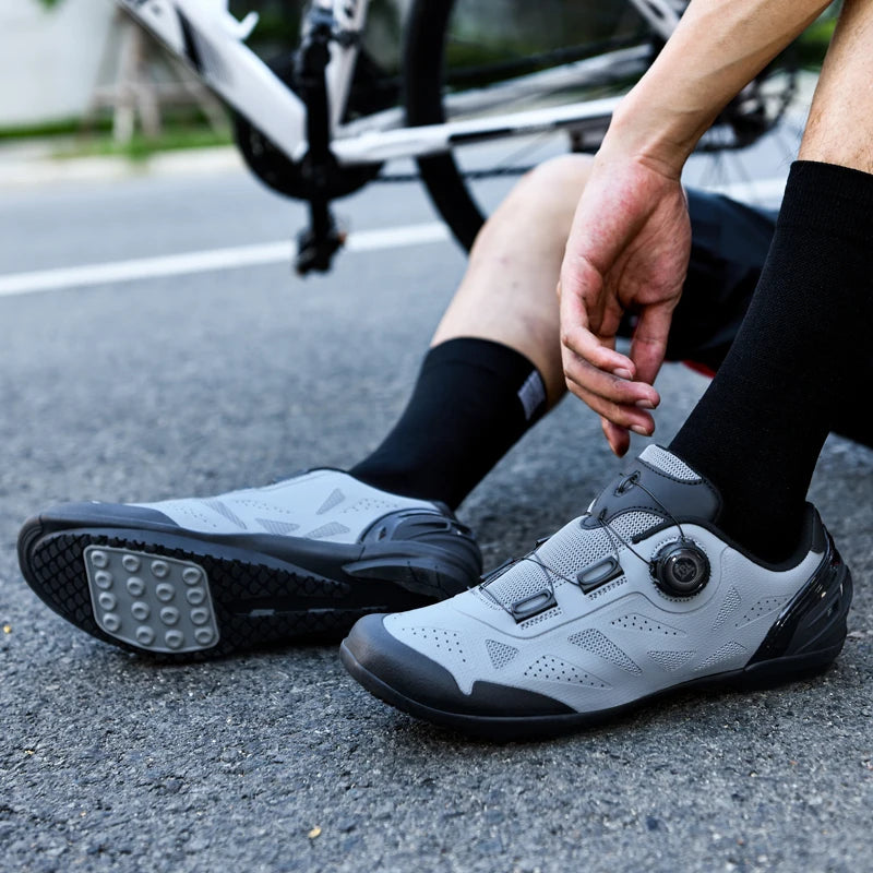Men Non Locking Mountain Bike Shoes Without Cleats Road Bicycle Rb Speed Non Cleat Cycling Shoes Sneaker Flat Pedal Mtb Women