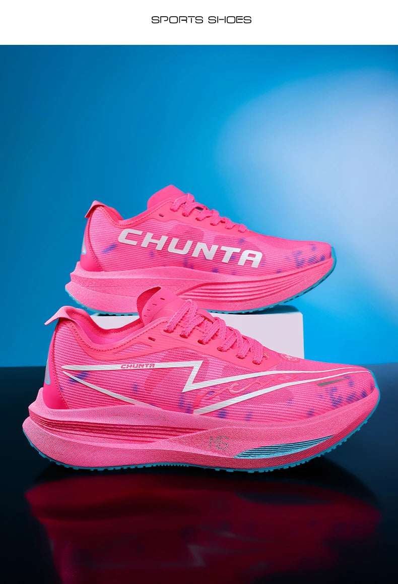 Men's Sports Shoes Carbon Plate Running Shoes Male Marathon Sneakers Racing Shock-absorbing Athletics Training Shoes for Women
