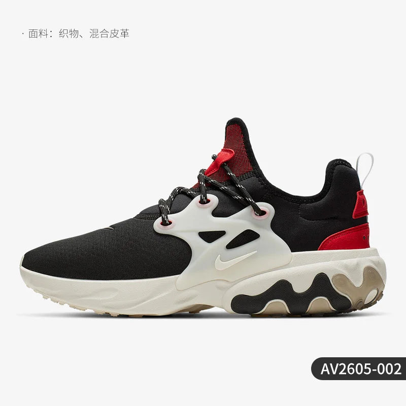 Nike genuine React Presto men's low top cushioned running shoes AV2605-002