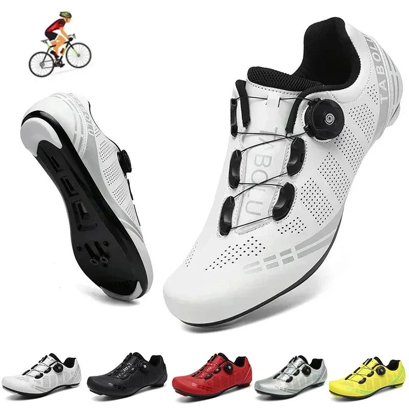 Unisex Cycling Shoes Road Bike Men Racing Self-Locking Speed Bicycle Sneakers Women Spd Cleats road Cycling Footwear