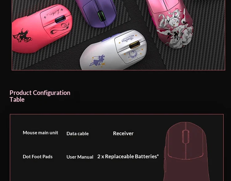 VALKYRIE VK M5 PRO Wireless Mouse Dual 8K Intelligent Display Screen Receiver Ergonomic Lightweight Low Latency Gaming Mouse