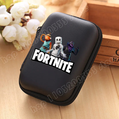 New Fortnite Storage Bag Multi-Function Data Cable Charger Organizer Travel Earphone Protective Pouch Children's Birthday Gift