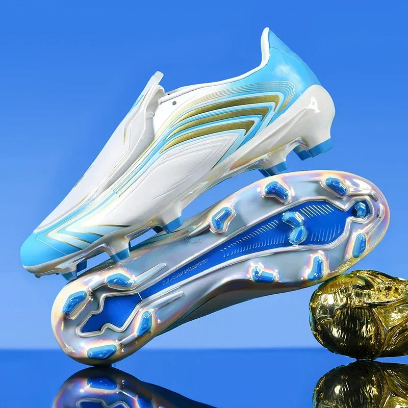 Nouvelles chaussures de football pour hommes, baskets de futsal, crampons, chaussures de football, pour terrain en herbe, montantes, pour l'extérieur, antidérapantes, pour l'intérieur, haute qualité, meilleures ventes