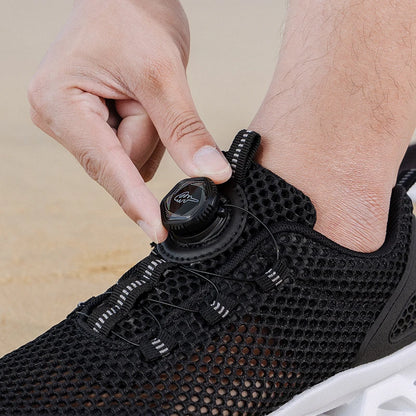 Unisex Quick Dry Barefoot Aqua Shoes for Outdoor Watersports River Trekking Creek Hiking Boating Lightweight Rotating Buckle