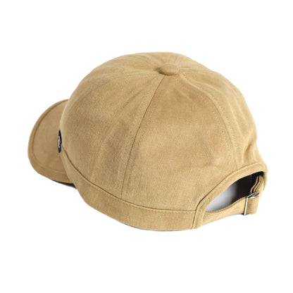 Casquette de baseball vintage à visière courte, en coton, pour homme et femme, casquette « dad hat » souple, ajustable, style « trucker », à profil bas