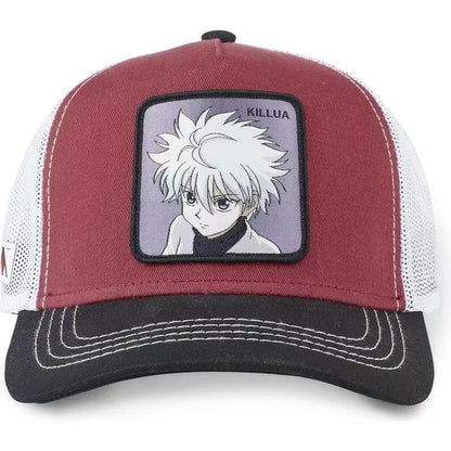 Hunter X Hunter – letní kšiltovka typu snapback pro muže s výšivkou, ve stylu hip-hopu, s nastavitelným kšiltem proti slunci, síťovaná kšiltovka typu „trucker“