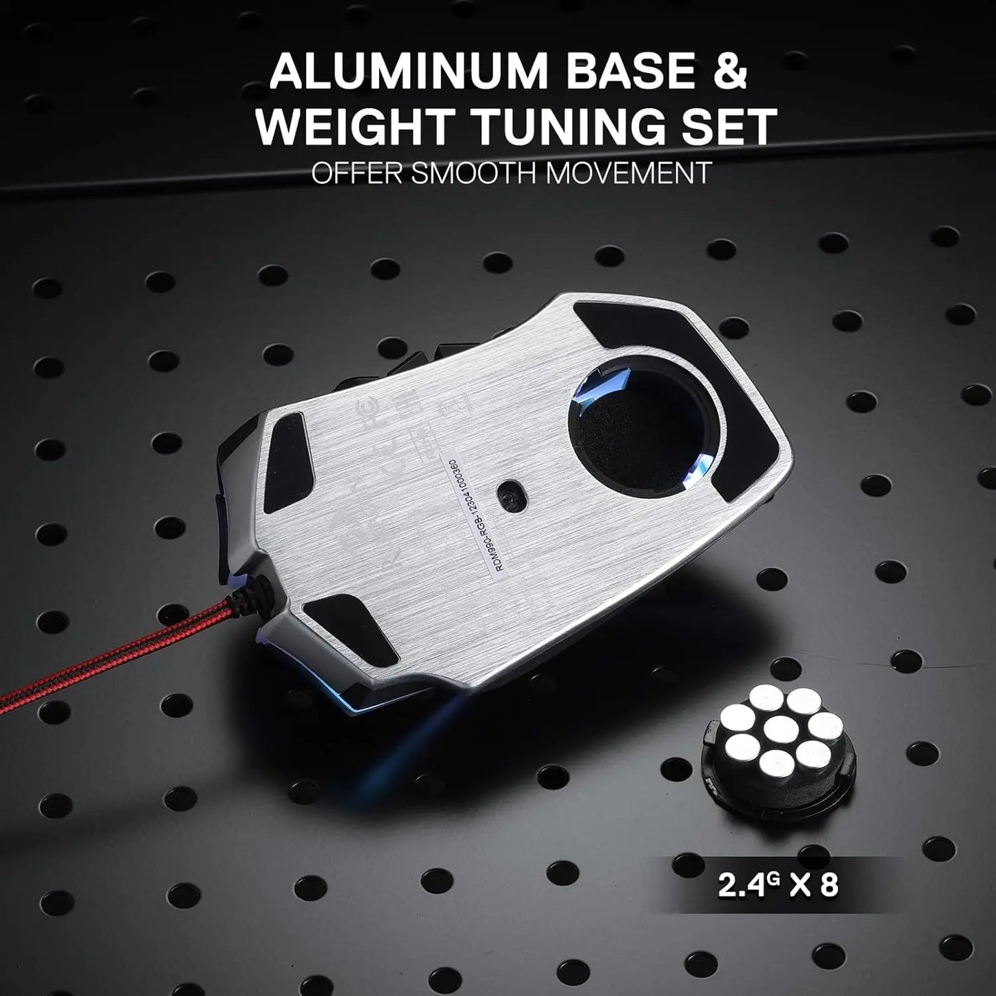 Redragon M990 MMO Gaming Mouse, 32000 DPI High Precision Wired RGB Gamer Mouse w/23 Programmable Buttons, 16 Side Macro Keys