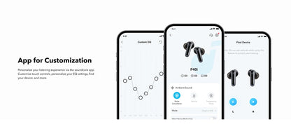 (EU stock) Soundcore P40i by Anker, Wireless Earbuds with ANC, BassUp Technology, 60h Playtime, 2-in-1 Charging Case, IPX5, Bluetooth