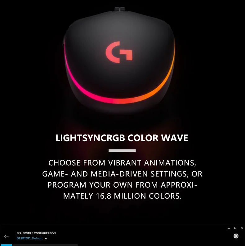 Logitech G203 Wired Gaming Mouse, Esports-Grade, 6 Programmable Buttons & Multi-Color for Competitive Games