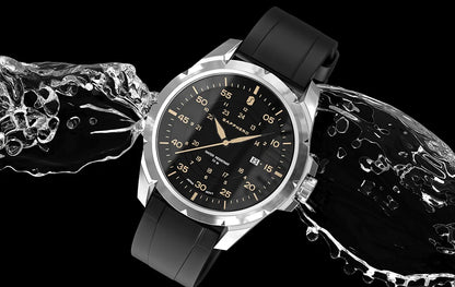 Orologio da uomo SAPPHERO – Orologio al quarzo di lusso, impermeabile fino a 50 m, dotato di un meccanismo importato e di una cassa in acciaio inossidabile – Un’idea regalo ideale per l’uomo.