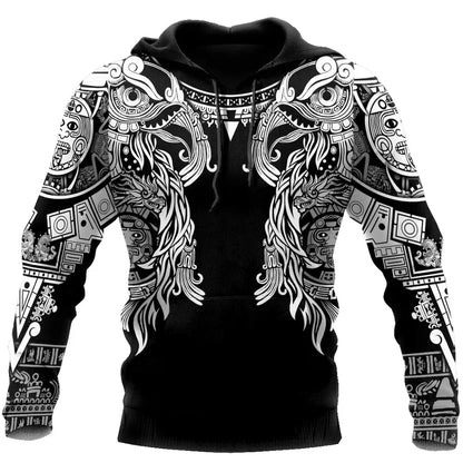 2023 neuer Herbst-Hoodie für Herren mit Wolf-Print, 3D-Sweatshirt, urban, trendig, vielseitig kombinierbar, Oversized-Oberteil, Kapuzenpullover, Herrenbekleidung