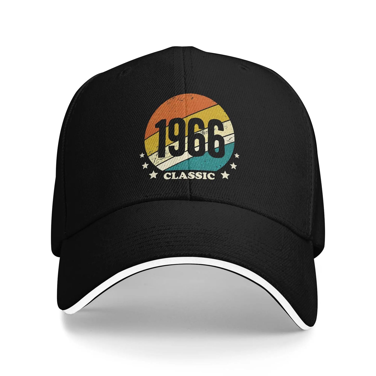 Men Women Born in 1966 vintage age 60 years old funny 60th birthday Hat Fashion Baseball Cap  Sun Hat Travel Headewear
