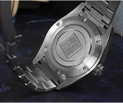 San Martin 39mm MOP Dial Sport Gada Watch Luxury Dress Men Miyota 90S5 Automatic Mechanical Wristwatch Waterproof 100m SN0144
