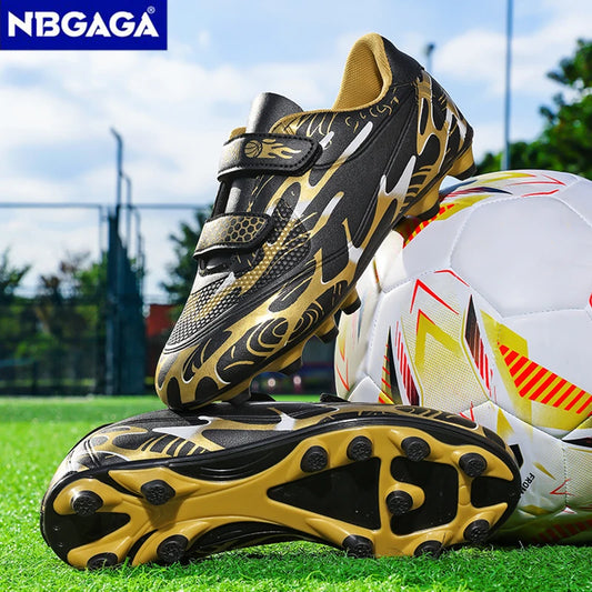 Kinder-Fußballschuhe für die Schule, professionelle Fußballstollen für Rasen, Trainings-Sportschuhe für Jungen, Outdoor- und Futsal-Fußballschuhe 28-38