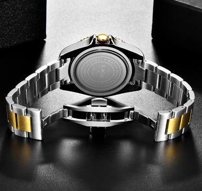 Montre-bracelet LIGE Fashion Business pour homme, étanche à 3 ATM, luminescente, montre de luxe sportive à quartz, chronographe de plongée