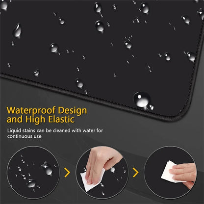 XXL Gaming Accessories Gamer Keyboard Desk Mat Non-Slip World of Warcraft Lich King Laptop Notebook Mousepad 900X400 Mouse Mats