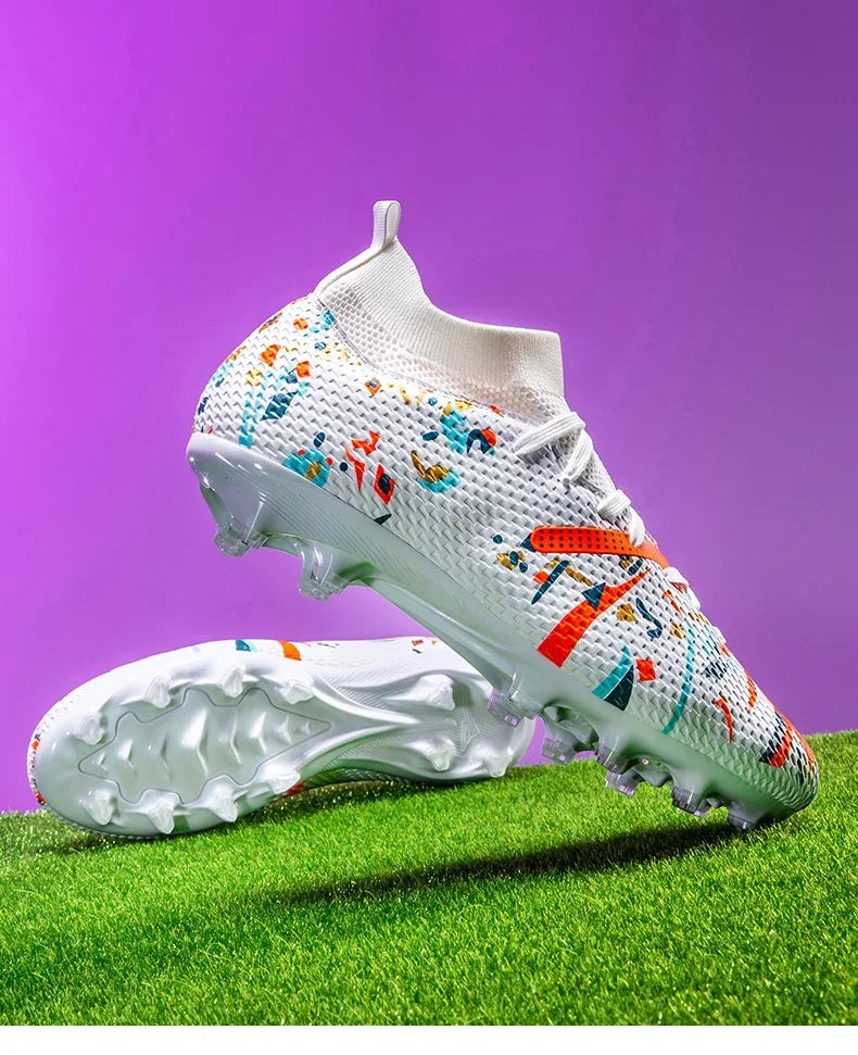 Nouvelles chaussures de football pour hommes, baskets de football pour terrain gazonné, chaussures de football d'extérieur, chaussures d'entraînement professionnelles, chaussures de sport antidérapantes, ultralégères,