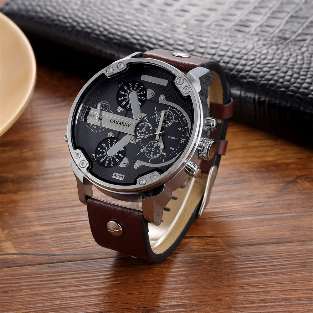 Classic Watch Men Top Brand Luxury Gold Steel Band Large Dial Quartz Wristwatches Man Male Clock Relogio Masculino Drop Shipping