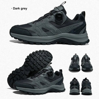 Baasploa Men Hiking Shoes Non-Slip Wear Resistant Outdoor Climbing Walking Shoes for Men Comfort Inner Cotton Outdoor Sneakers