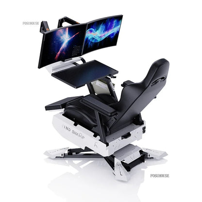 Office Chairs Zero Gravity Notebook Cockpit Gaming Chair Multifunctional Comfortable Computer Chair Lazy Cockpit Integrated
