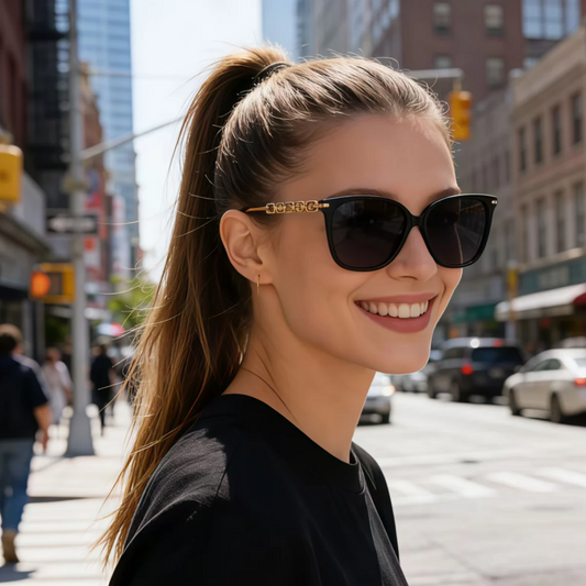 European and American men's and women's fashionable retro sunglasses with multiple colors, versatile for summer sun shading and