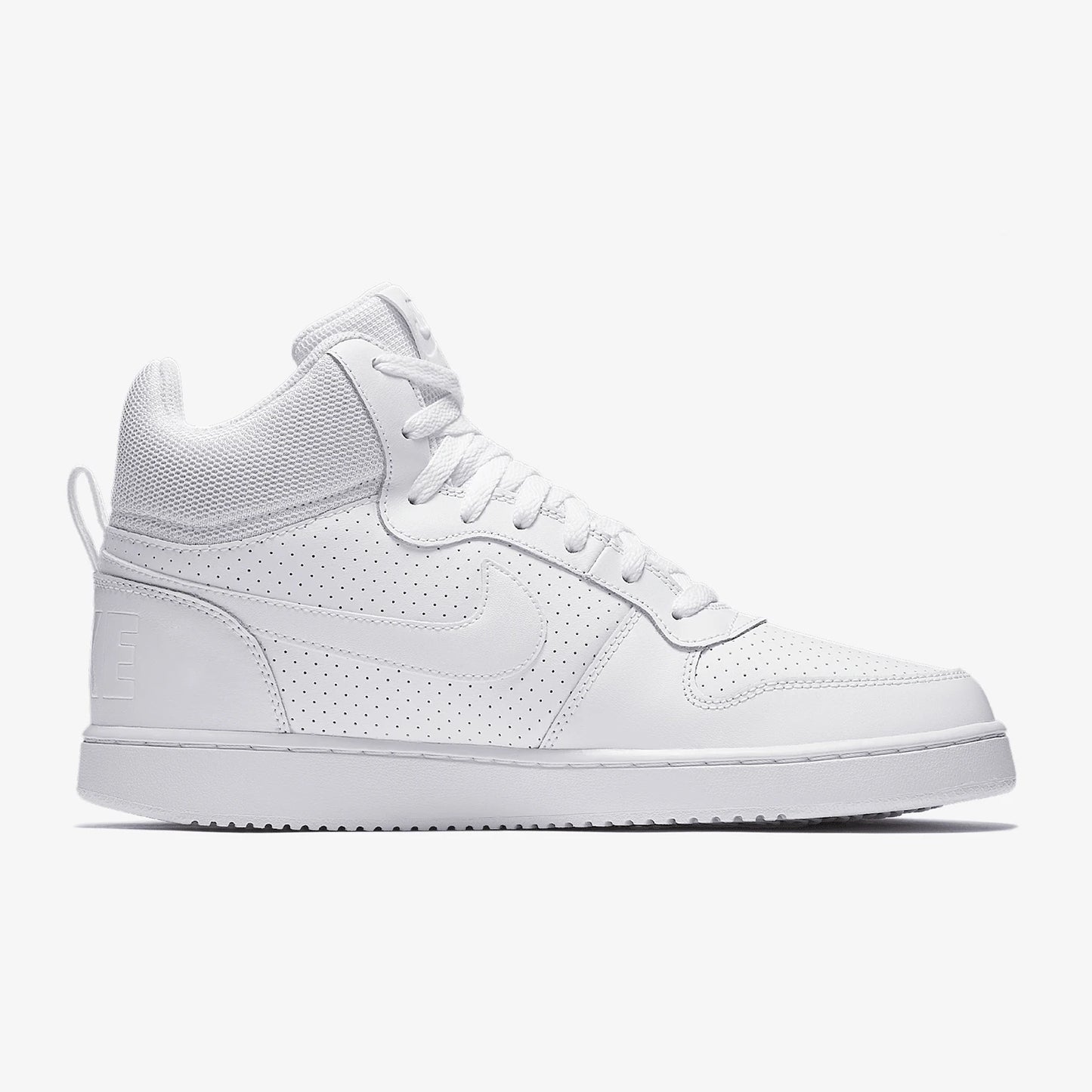 Nike genuine COURT BOROUGH MID Men's Pure White High-Top Casual Sneakers 838938-111