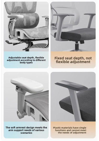 Portable Minimalist Ergonomic Chair 10D Armrest Computer Chair Office Chair Study Chair Gaming Chair Gravitysturdy and durable