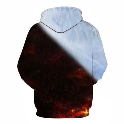 Mikiny s kapucí Animal Wolf s 3D potiskem pro muže i ženy, módní ležérní oversized pulovr, hip hop Harajuku streetwear hoodies