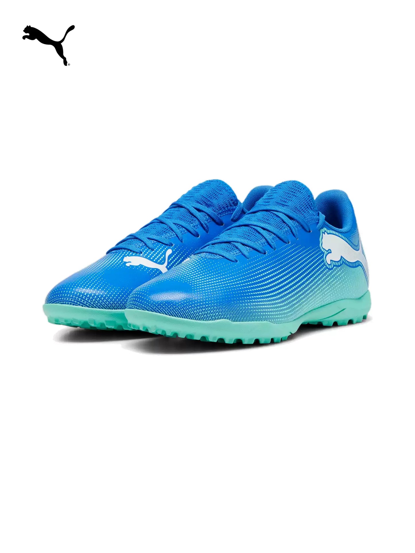 PUMA Men's TT Cleat Soccer Shoes 107943-01 One Piece Tongue Lace Up Football Boots