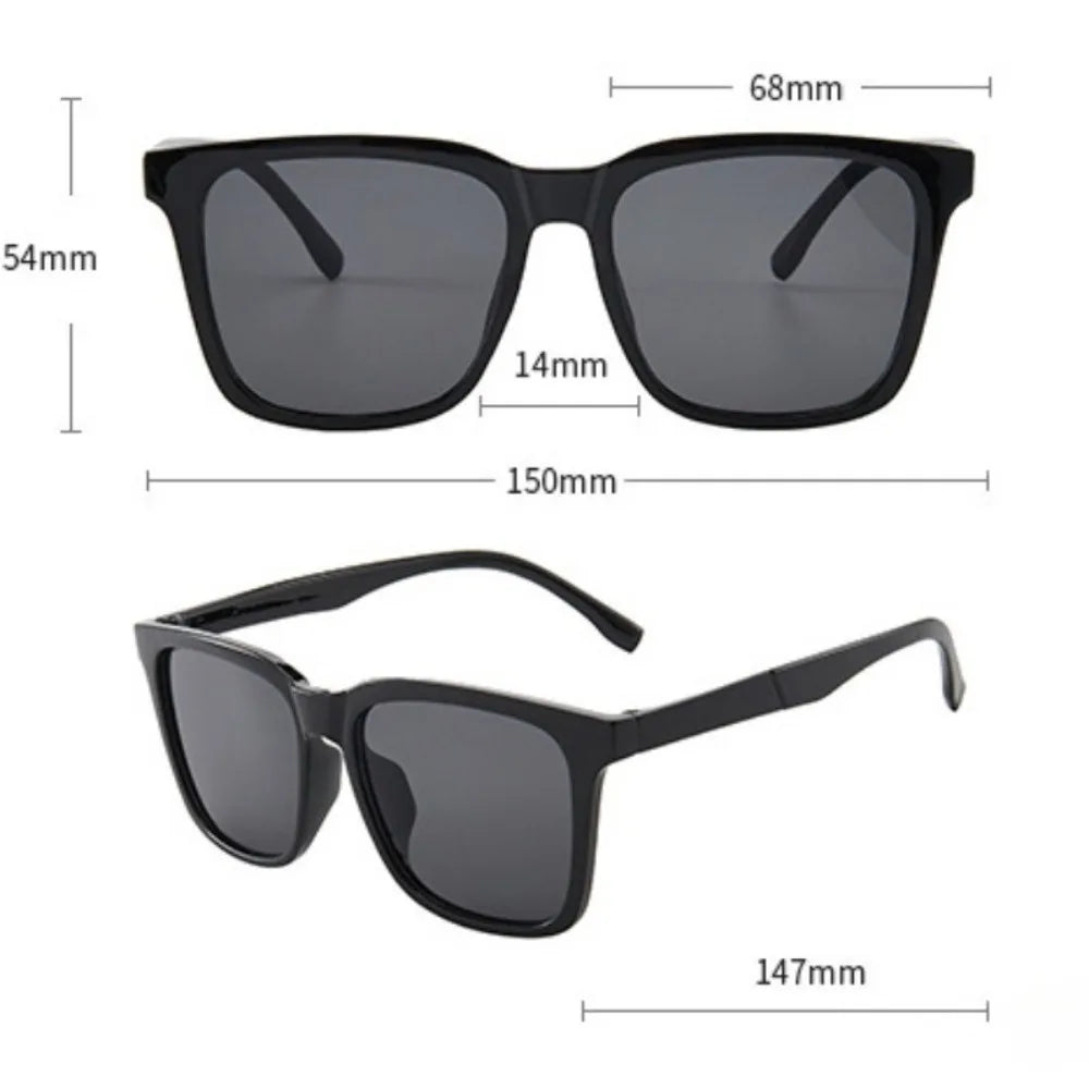 Korean Sunglasses Men/Women Driving Mercury Lens UV400
