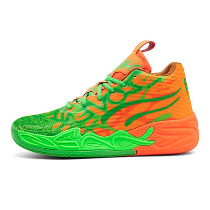 Basketball Shoes for Men Soft Lightweight Training Field Anti-Slip Shock-Absorbing Breathable Comfortable High-Top Sneakers for Men