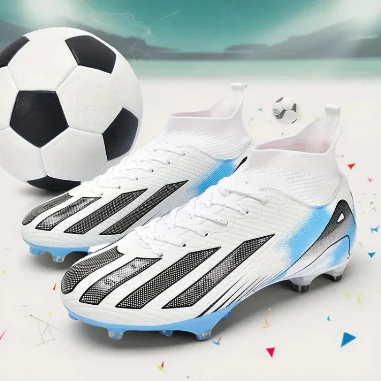 Men's New TF Football Boots Sneakers Society Turf Grass Ultralight Male Soccer Shoes Comfortable Ankle Football Shoes Futsal Fast