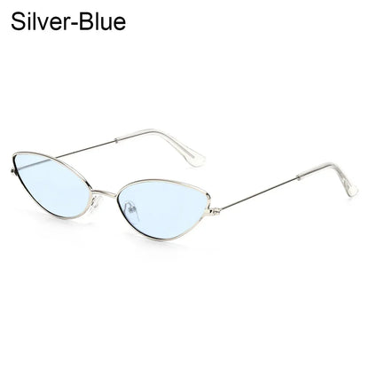 1 ks Unisexové retro sluneční brýle s malým oválným rámem, UV400, módní design, letní vintage brýle, doplňky k brýlím