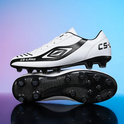 New Men Football Boots Grass Cleats Soccer Shoes Match Adult Indoor Ultralight Non-Slip Boys Futsal Sport Turf Comfortable