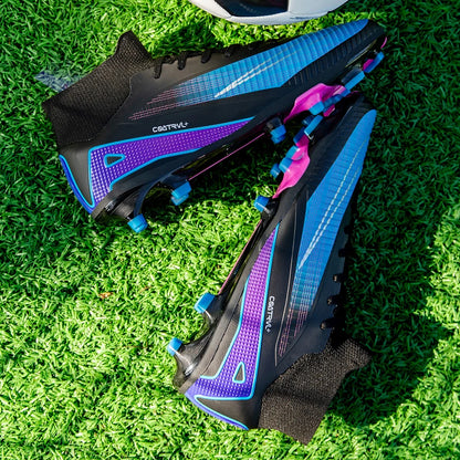 Chaussures de football montantes pour hommes, crampons longs, chaussures de football pour adultes, légères, entraînement sportif professionnel
