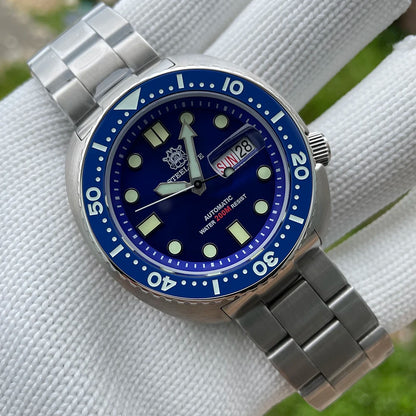 STEELDIVE Brand Classic Design SD1972 45mm Case Ceramic Bezel Sapphire Glass NH36 Automatic Movement Day and Date Sports Watches