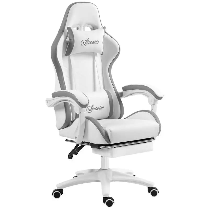 Ergonomic Gaming Chair 120KG Load 135° Recline Footrest Adjustable Headrest Lumbar Support Home Office Chair