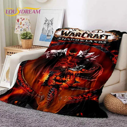 WOW, World of Warcraft Demon Hunter, Lich King igraće 3D mekane deke, prekrivač za piknik, krevete, sofu, dom, spavaću sobu, dječje poklone