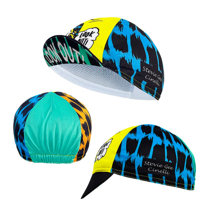 cyklistická čiapka, polyesterová absorpcia potu, módny trend, unisex, graffiti