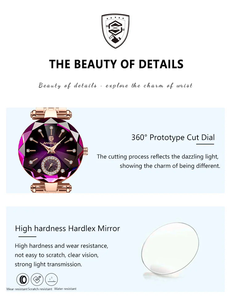 POEDAGAR Luxury Watch For Women Waterproof Casual Quartz Ladies Wristwatch High Quality Elegant Women's Watches Female Reloj+Box