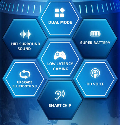 5PCS Original Lenovo GM2 Pro TWS Wireless Headphones Bluetooth 5.3 Earphones Touch Control HD Earbuds Sports Headphone with Mic