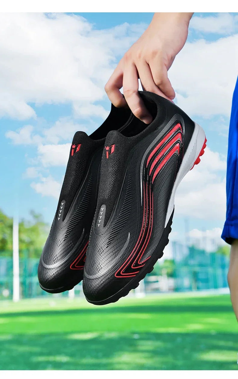 Nouvelles chaussures de football pour hommes TF/FG, modèle professionnel unisexe, très populaires, chaussures de futsal ultra-légères, chaussures de football de haute qualité, chaussures de sport pour femmes.
