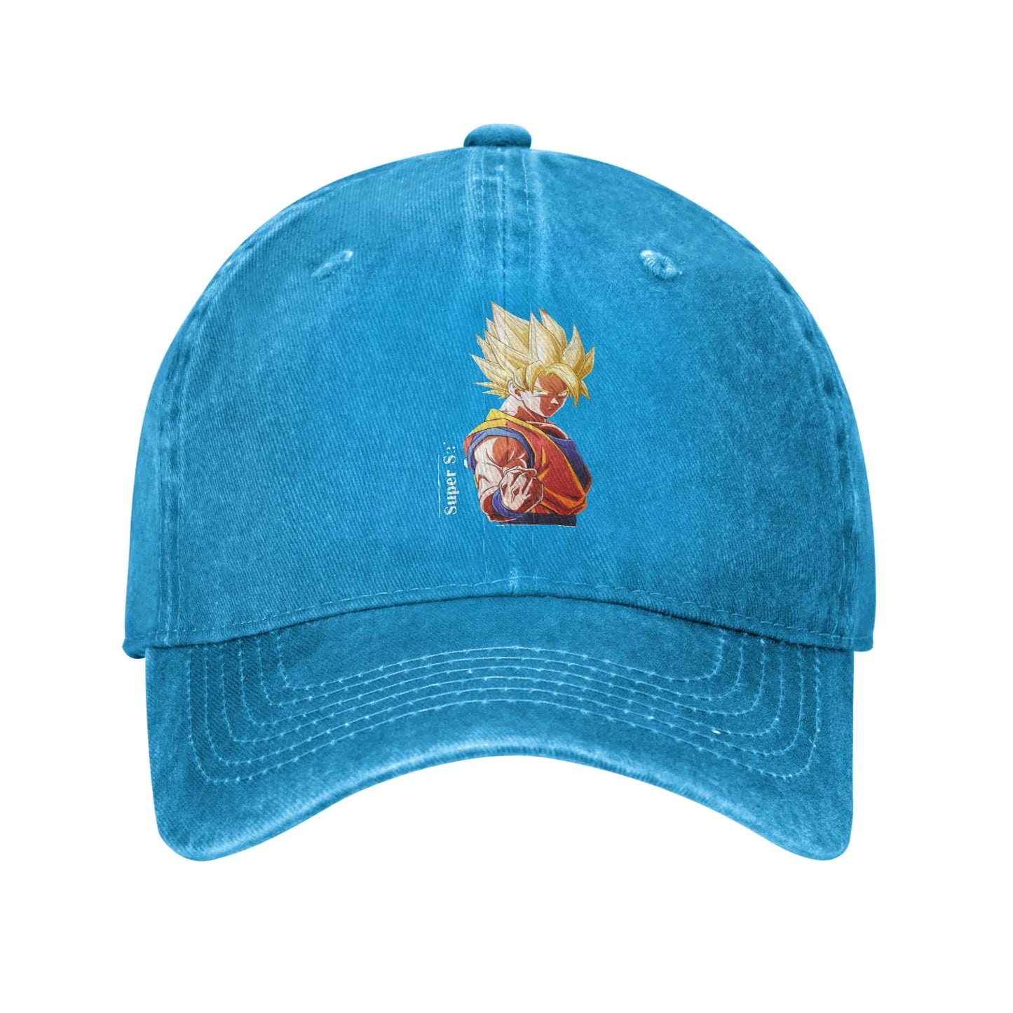 Dragon Ball Goku’s Saiyan Saga Baseball Cap Vintage Distressed Washed  Snapback Cap Men Women Outdoor Running Golf Gift Hats Cap