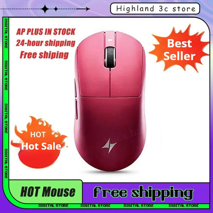 ATK  A9 Plus Gaming Mouse Wireless A9/A9 SE/A9 Pro Tri Mode 8K Gaming Mouse Lightweight A9 Ultimate E-sports PC Gift Customized