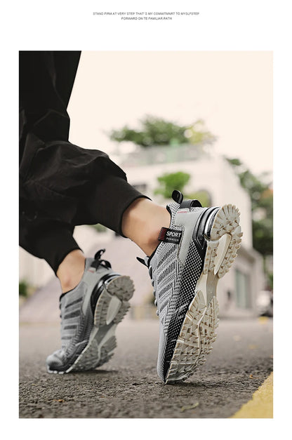 Men's Fashion Sneakers Breathable Comfortable Lightweight Walking Shoes Casual Sports Running Tennis Gym Training Shoes for Men