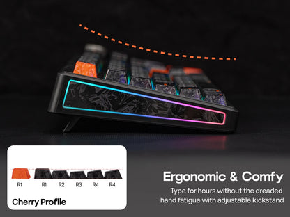 EPOMAKER TH108 V2 PRO 100% ANSI US Layout Wired/Bluetooth/2.4Ghz Wireless Mac Modifier Mechanical Keyboard with Screen & Knob