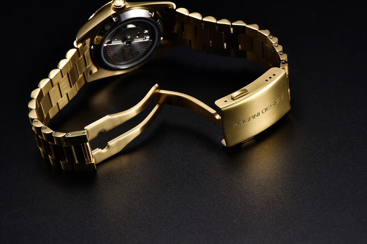 PAGANI DESIGN Men's Watches Green Luxury Automatic Watch For Men ST16 Mechancial Wrist watch Men For 2025 New Stainless steel