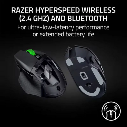 Original Razer Basilisk V3 X HyperSpeed Wireless Gaming Mouse 18K Optical Sensor Chroma RGB  2.4 GHz & BluetoothWireless Mice